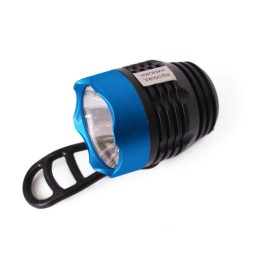 Фара велосипедная Gaoheng, передняя, 1 Super LED, 3 Вт, 3 режима, влагозащищенный, синий, инд. упаковка