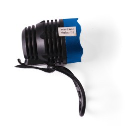 Фара велосипедная Gaoheng, передняя, 1 Super LED, 3 Вт, 3 режима, влагозащищенный, синий, инд. упаковка