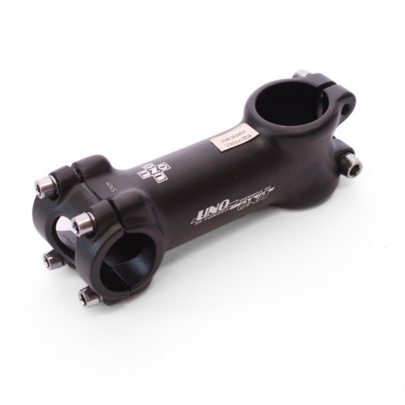 Вынос велосипедный UNO 3D Forged AS-008, алюминиевый, нерегулир., безрезьбовой, 28.6 мм, руль 25.4 мм, угол 7°, дл. 90 мм, черный