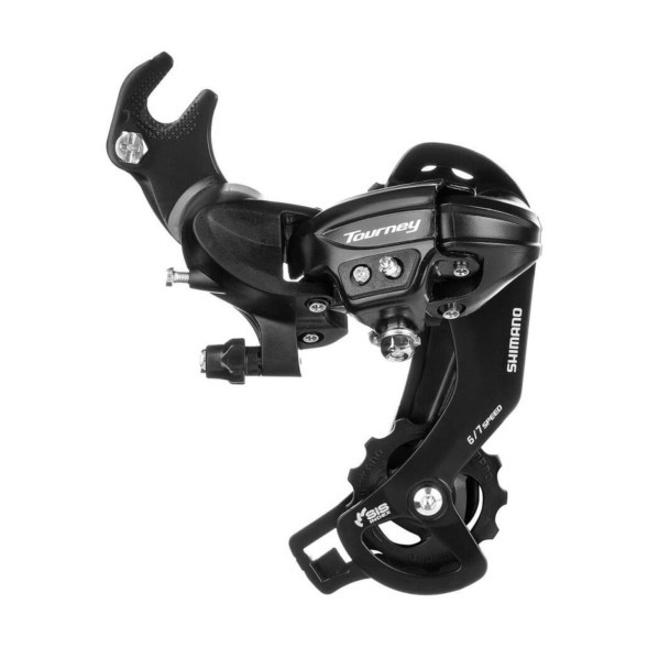 Переключатель задний Shimano Tourney RD-TY300, 6/7 SP, крепление на крюк, б/уп.