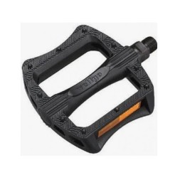 Велопедали Wellgo B123, Platform, пластиковые, 111x99x27 мм, резьба 9/16&amp;quot;, шариковые подшипники, черные