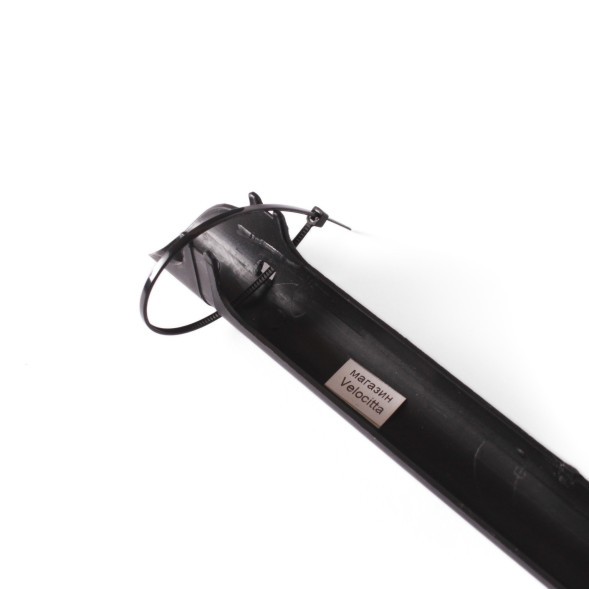 Защита пера от цепи VXM, 225х20 мм, пластиковая, на хомутах, черный