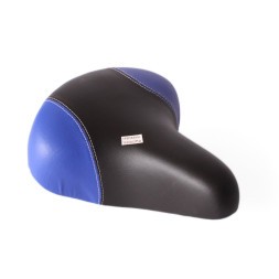 Седло велосипедное Huabei AZ-0801A, с замком, 210x240 мм, пружинное, черно-синий