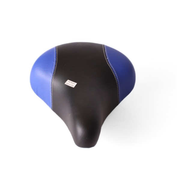 Седло велосипедное Huabei AZ-0801A, с замком, 210x240 мм, пружинное, черно-синий