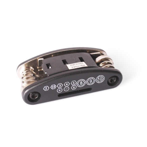 Набор шестигранников TL-TX, 2/2.5/3/4/5/6 мм, отвертка, головки на 8/9/10 мм, накидной ключ 8/10/15 мм, спицевой 14GE.