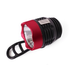 Фара велосипедная Gaoheng, передняя, 1 Super LED, 3W, 3 режима, влагозащитный, красный, блистер