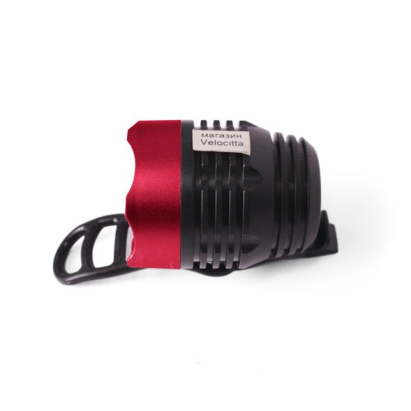 Фара велосипедная Gaoheng, передняя, 1 Super LED, 3W, 3 режима, влагозащитный, красный, блистер