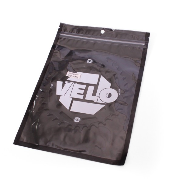 Звезда передняя велосипедная Velo PCD-104, Narrow Wide, 36 зуба, черный