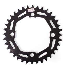 Звезда передняя велосипедная Velo PCD-104, Narrow Wide, 36 зуба, черный