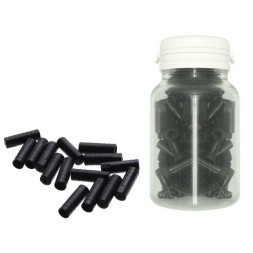 Наконечник оплетки переключения, Ø 4.2х12 мм, пластик, черный, упаковка 100 шт.