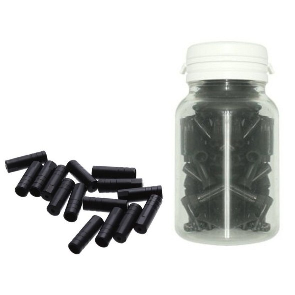 Наконечник оплетки переключения, Ø 4.2х12 мм, пластик, черный, упаковка 100 шт.