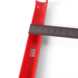 Накладка на перо рамы VXM, 225х20 мм, пластик, на хомутах, красный