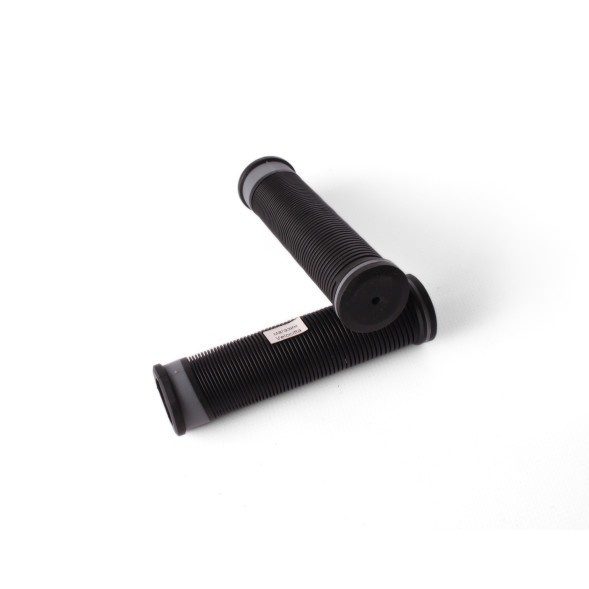 Ручки на руль для велосипеда, 2-х компонентные 130 мм, резина, серый