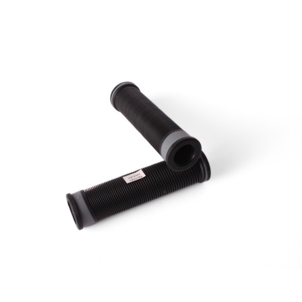 Ручки на руль для велосипеда, 2-х компонентные 130 мм, резина, серый