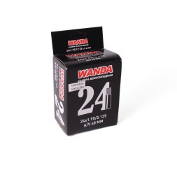 Камера велосипедная Wanda 24&amp;quot;x1.95-2.125, A/V 48 мм, бутил