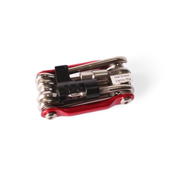 Ключи шестигранные TL-TX-835-S-0 в наборе, 3 отвертки, выжимка цепи, лопатка