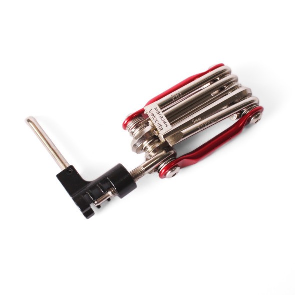 Ключи шестигранные TL-TX-835-S-0 в наборе, 3 отвертки, выжимка цепи, лопатка