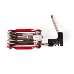 Ключи шестигранные TL-TX-835-S-0 в наборе, 3 отвертки, выжимка цепи, лопатка