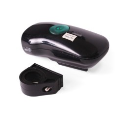 Фара велосипедная KMS JY-822С, передняя, 4 LED, диаметр 22.2-25.4 мм, без батареек