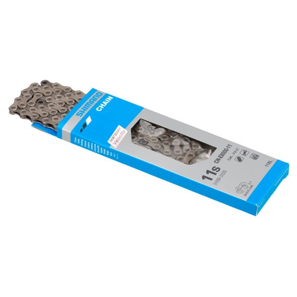 Цепь для электровелосипеда Shimano Deore XT E8000, 11 скоростная, 116 Links, Quick-Link