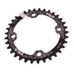 Звезда велосипедная Velo PCD-104, Narrow Wide, 34 зуба, под разборную систему, алюминий