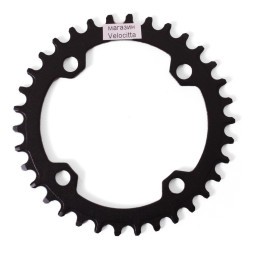 Звезда велосипедная Velo PCD-104, Narrow Wide, 34 зуба, под разборную систему, алюминий