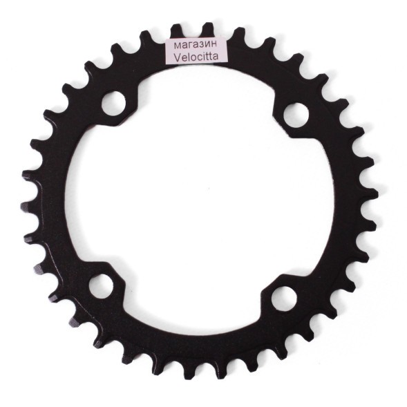 Звезда велосипедная Velo PCD-104, Narrow Wide, 34 зуба, под разборную систему, алюминий