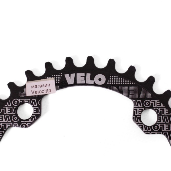 Звезда велосипедная Velo PCD-104, Narrow Wide, 34 зуба, под разборную систему, алюминий