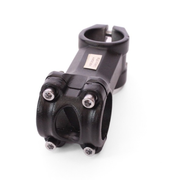 Вынос руля велосипедный HS-061 Forged, 4-х болтовый, алюмин., нерегулир., безрезьбовой, 28.6 мм, руль 31.8 мм, 80 мм, black