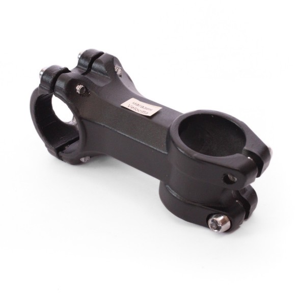 Вынос руля велосипедный HS-061 Forged, 4-х болтовый, алюмин., нерегулир., безрезьбовой, 28.6 мм, руль 31.8 мм, 80 мм, black