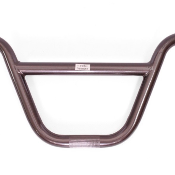 Руль велосипедный HB-B201, BMX, 635 мм, Ø 22.2 мм, подъем 170 мм, стальной, темно-коричневый