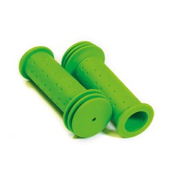 Грипсы на руль H-G 96 Super Dino, для детских велосипедов, резиновые, 102 мм, антискользящие с упорами, Green