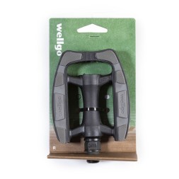 Педали Wellgo C157, Urban, 105x80x28 мм, пластиковые с антискользящими накладками, 9/16&amp;quot;, шариковые подшипники, серо-черные