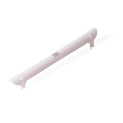 Защита заднего пера VXM, 225х20 мм, пластик, на хомутах, белый