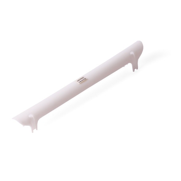 Защита заднего пера VXM, 225х20 мм, пластик, на хомутах, белый