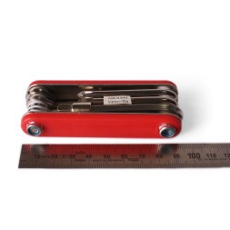 Ключи шестигранные Kenli KL-9804A, в наборе, отвертка, головка для снятия рулевой колонки МТВ и подножки