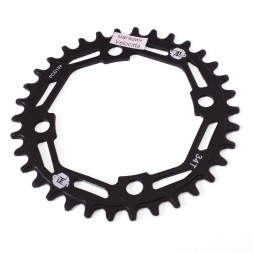 Передняя звезда Velo Narrow Wide PCD-104, 34 зуба, стальная, черный