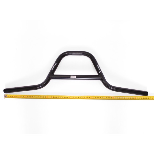 Руль BMX, ITC-HC245D, 735 мм, Ø 22.2 мм, подъем 230 мм, стальной, черный