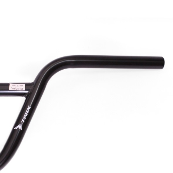 Руль BMX, ITC-HC245D, 735 мм, Ø 22.2 мм, подъем 230 мм, стальной, черный