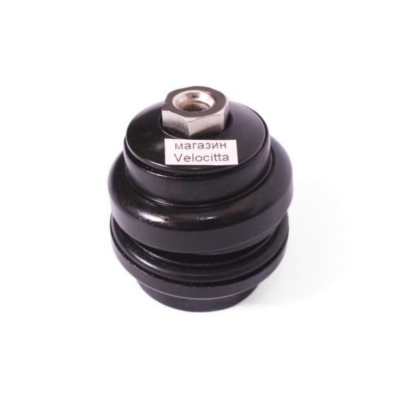 Рулевой набор Kenli KL-B219, BMX, безрезьбовая, полуинтегрированная, 1-1/8&amp;quot;x28.6x34x30 мм, с якорем, черный