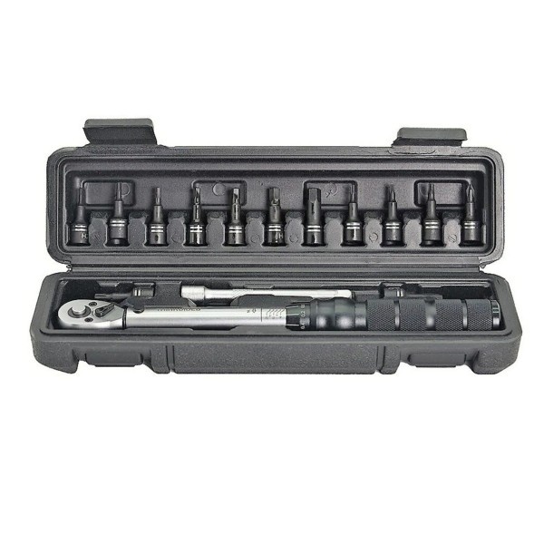 Ключ динамометрический Think Rider Professional NL-15 PRO, 2-20 Hm, с комплектом насадок, кейс (чемодан)