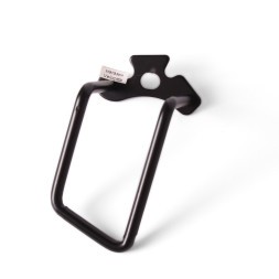 Защита заднего перелючателя Nuvo NH-P02SR, 85 мм, крепление на ось колеса, под гайку, сталь, черный