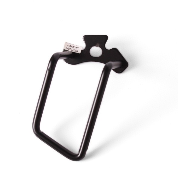 Защита заднего перелючателя Nuvo NH-P02SR, 85 мм, крепление на ось колеса, под гайку, сталь, черный