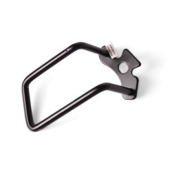 Защита заднего перелючателя Nuvo NH-P02SR, 85 мм, крепление на ось колеса, под гайку, сталь, черный