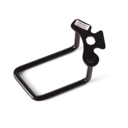 Защита заднего перелючателя Nuvo NH-P02SR, 85 мм, крепление на ось колеса, под гайку, сталь, черный