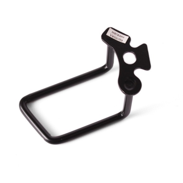 Защита заднего перелючателя Nuvo NH-P02SR, 85 мм, крепление на ось колеса, под гайку, сталь, черный