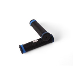 Грипсы велосипедные, 130 мм, резина, 2-х компонентные, синий