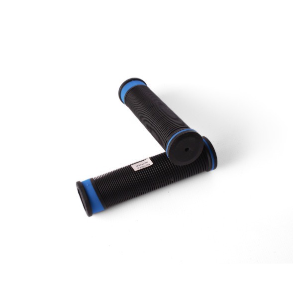Грипсы велосипедные, 130 мм, резина, 2-х компонентные, синий