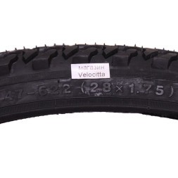 Покрышка велосипедная Chaoyang 28"х1,75 (47-622), Н-462, черная
