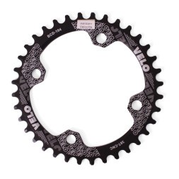 Звезда передняя велосипедная Velo Narrow Wide PCD-104, 36 зуба, для системы, алюминий